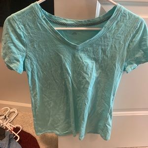 Tommy Hilfiger Teal V Neck Tshirt